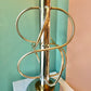 Pair of Mid Century Modern Chrome and Brass Space Age Lamps