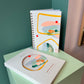 Dewdrop Painted Notebook by Moglea